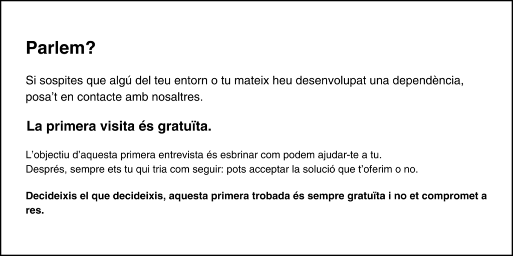 Banner de contacto Craving Girona
